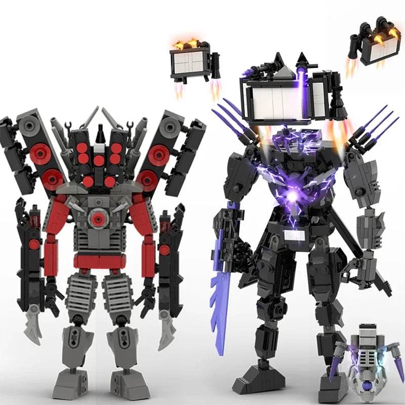 High Quality Building Block Set with Moc Skibidi Toilet Characters for Kids and Collectors - ToylandEU