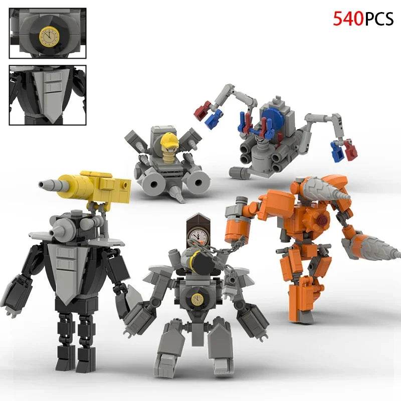 High Quality Building Block Set with Moc Skibidi Toilet Characters for Kids and Collectors - ToylandEU
