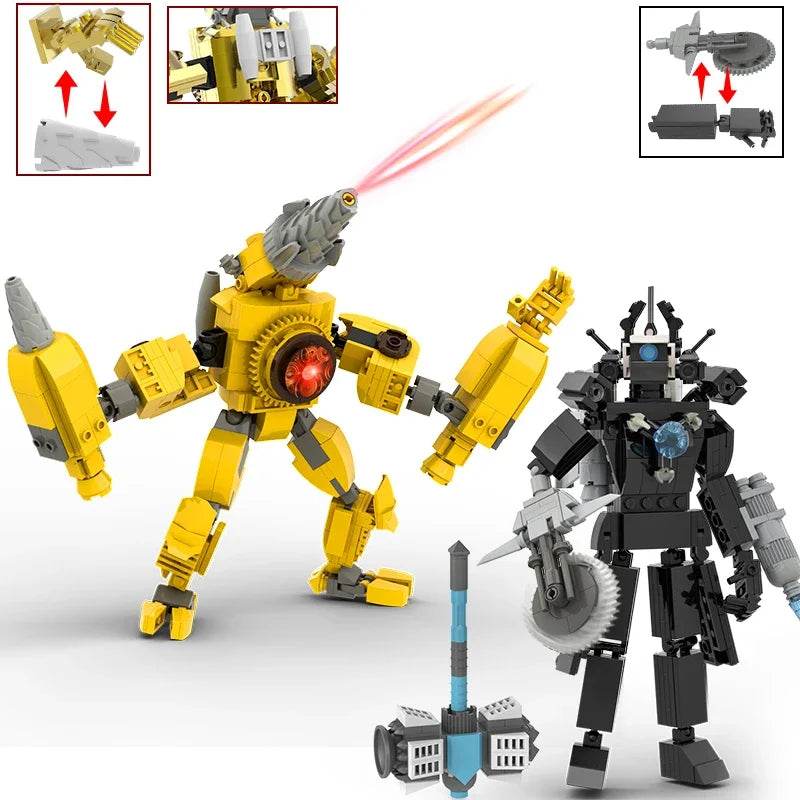 High Quality Building Block Set with Moc Skibidi Toilet Characters for Kids and Collectors - ToylandEU