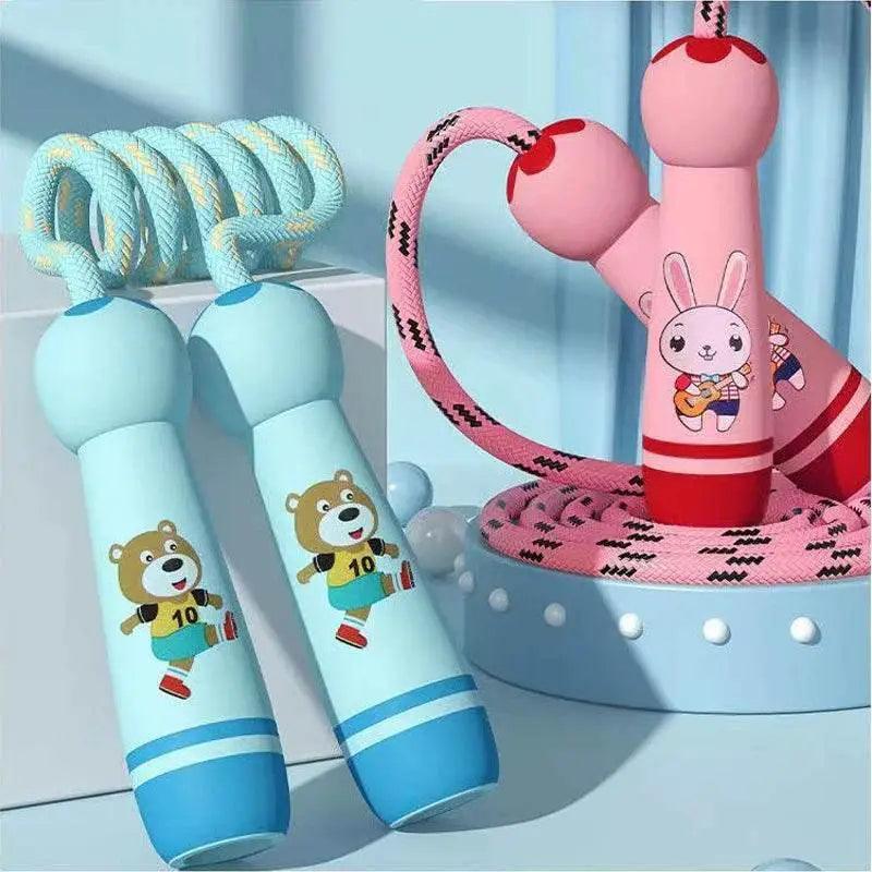  High-Quality Children's Skipping Rope with Wooden Handles -  ToylandEU™