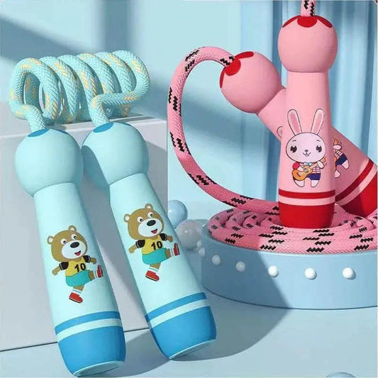  High-Quality Children's Skipping Rope with Wooden Handles -  ToylandEU™