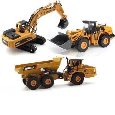 High-Quality Construction Vehicle Model Toys 1:50 Metal Collection - ToylandEU