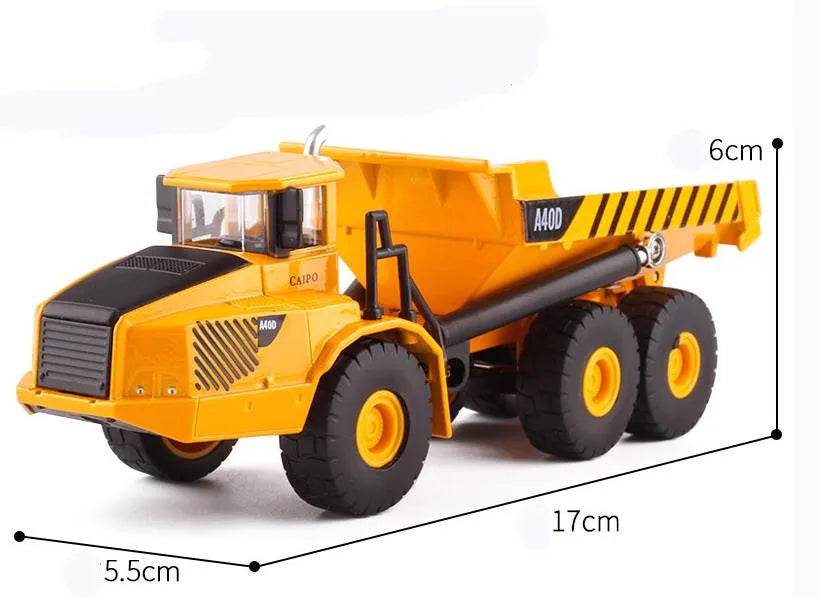 High-Quality Construction Vehicle Model Toys 1:50 Metal Collection - ToylandEU