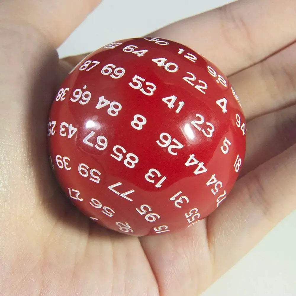 High-Quality D100 Polyhedral Dice Set with Colorful Acrylic Finish for Tabletop Role Playing Games and Kids Parties - ToylandEU