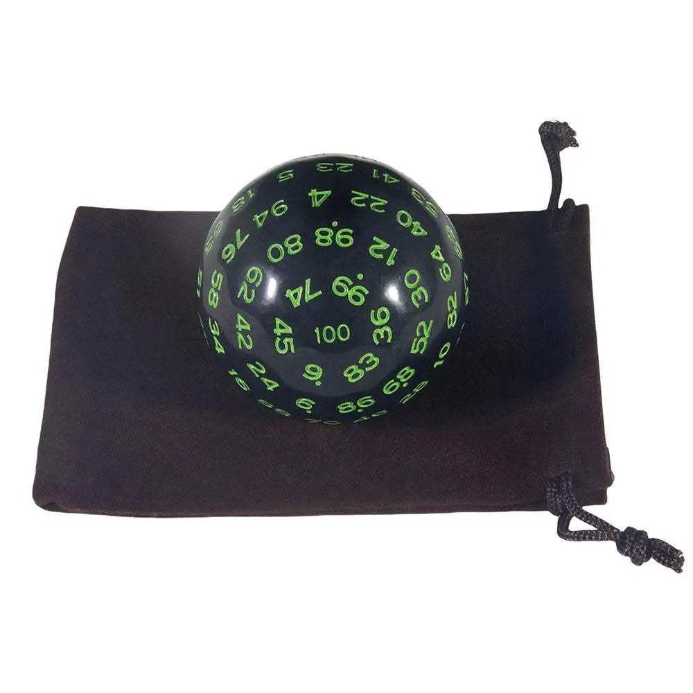 High-Quality D100 Polyhedral Dice Set with Colorful Acrylic Finish for Tabletop Role Playing Games and Kids Parties - ToylandEU