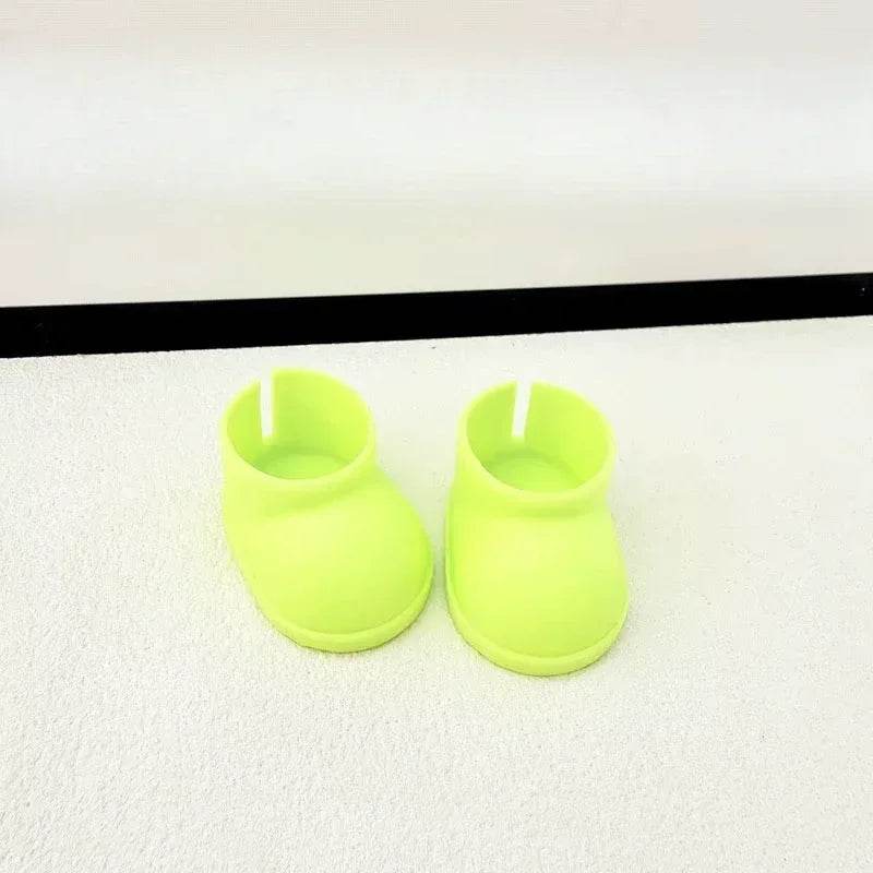 High-Quality Doll Accessories Fashion Color Rain Shoes for 1/12 Scale Dolls Ideal for Creative Play - ToylandEU