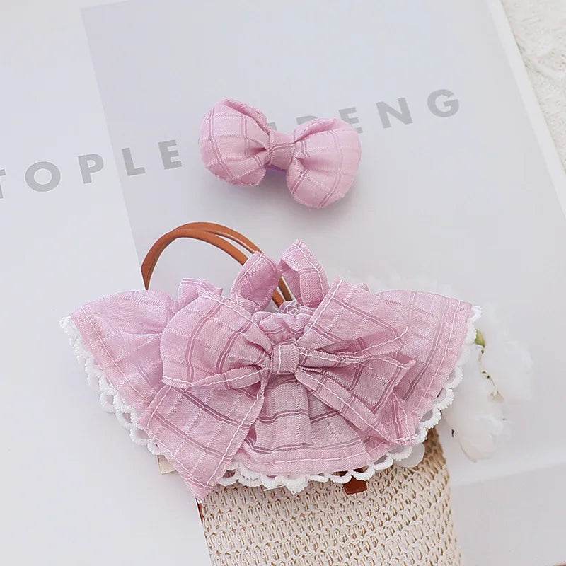 High Quality Doll Clothes Summer Straw Hat Skirt for 17cm Labubu Dolls Girls Party Accessories Labubu - ToylandEU