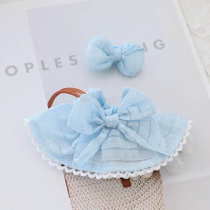 High Quality Doll Clothes Summer Straw Hat Skirt for 17cm Labubu Dolls Girls Party Accessories Labubu - ToylandEU