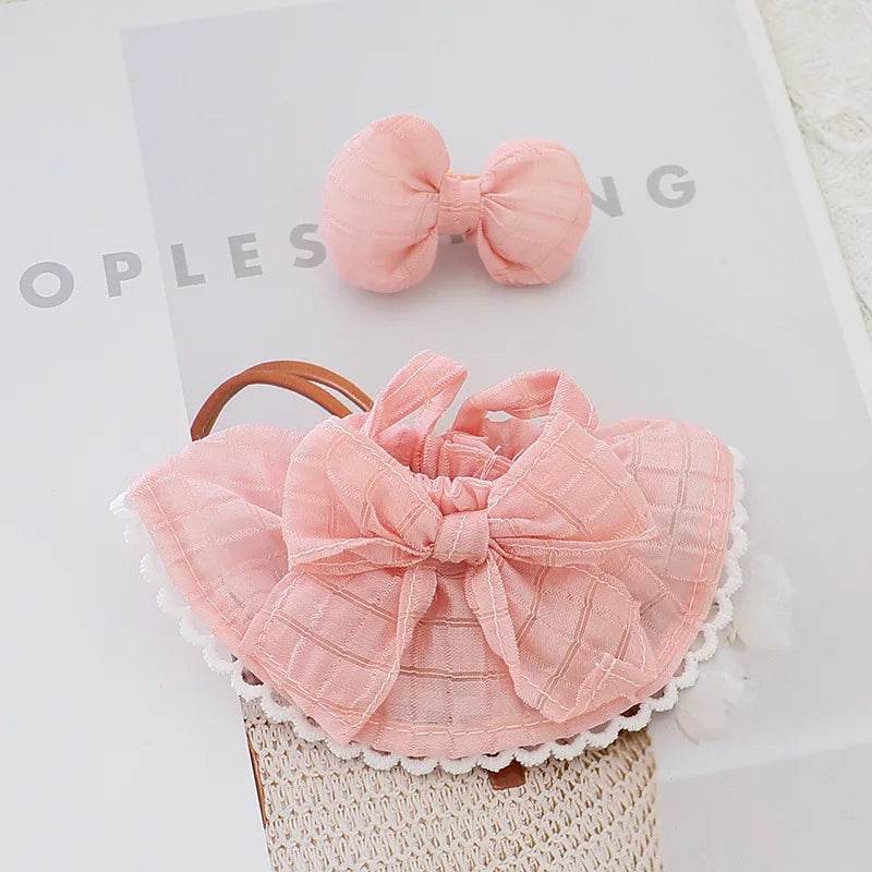 High Quality Doll Clothes Summer Straw Hat Skirt for 17cm Labubu Dolls Girls Party Accessories Labubu - ToylandEU