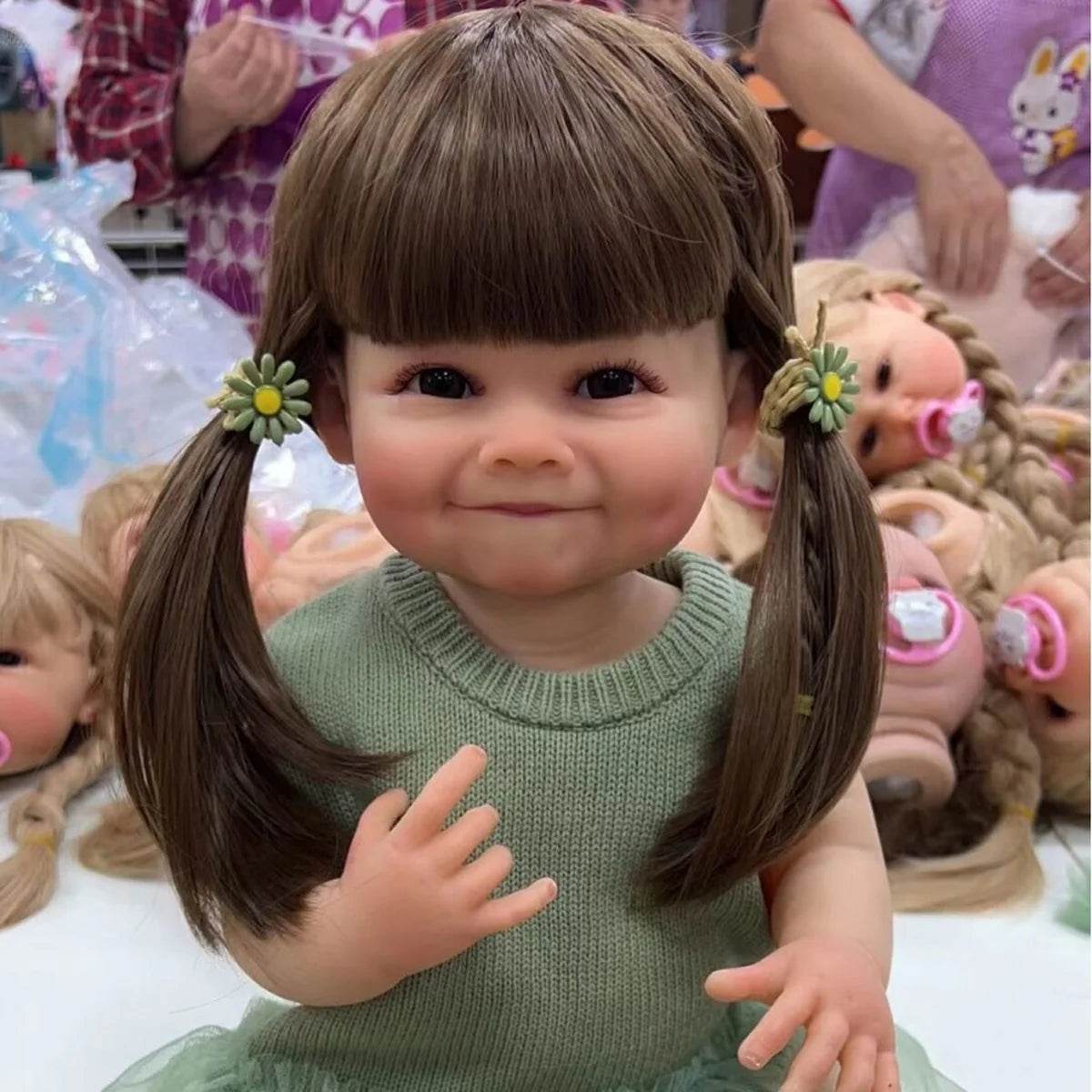 High-Quality Full Body Silicone Newborn Baby Doll with Realistic Touch for Kids and Collectors - ToylandEU