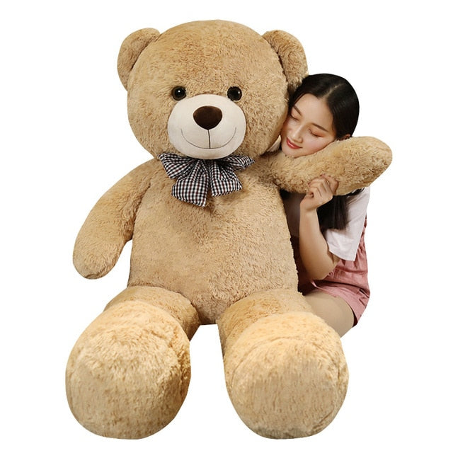 High Quality Giant American Bear Plush Doll Soft Stuffed Animal Teddy