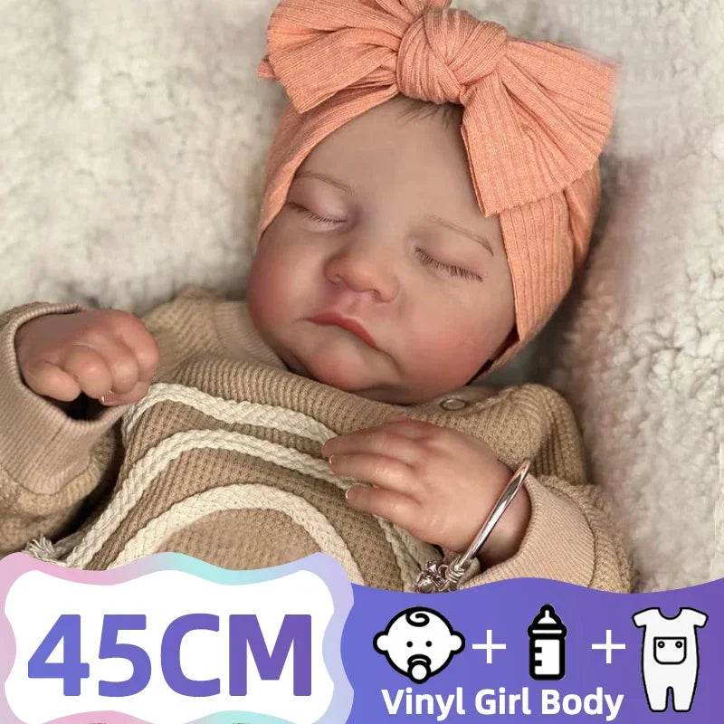 High Quality Handmade Reborn Dolls Children's Playmates Doll Gifts Adult Gifts Birthday Gifts Realistic Finished Products Cute - ToylandEU