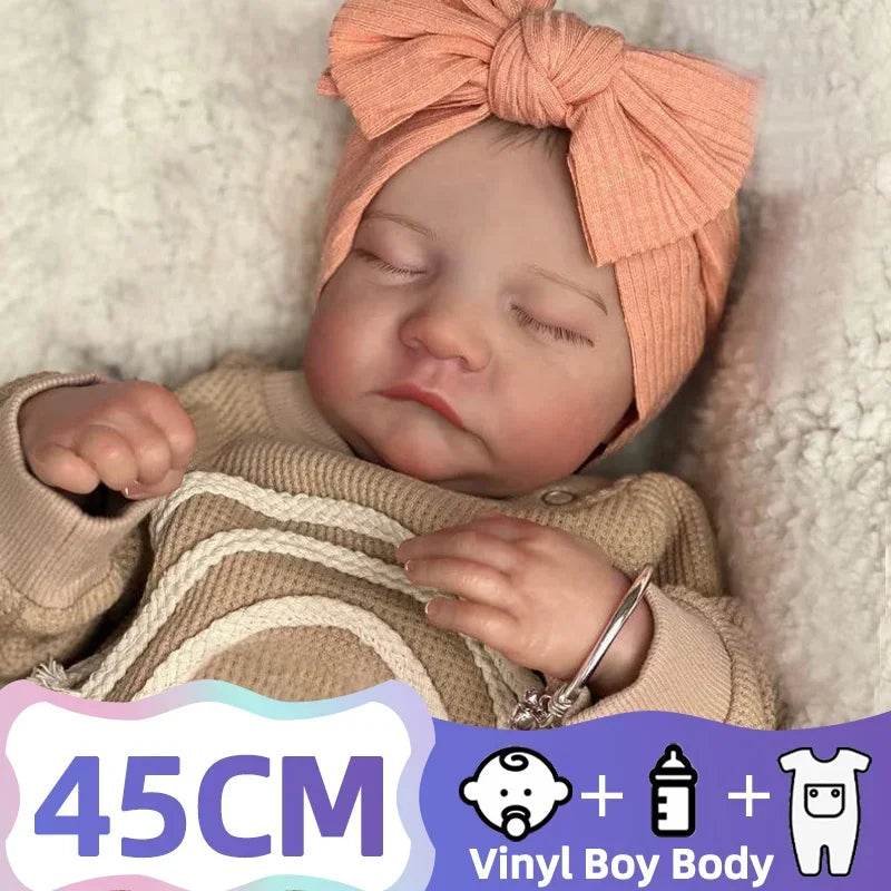 High Quality Handmade Reborn Dolls Children's Playmates Doll Gifts Adult Gifts Birthday Gifts Realistic Finished Products Cute - ToylandEU