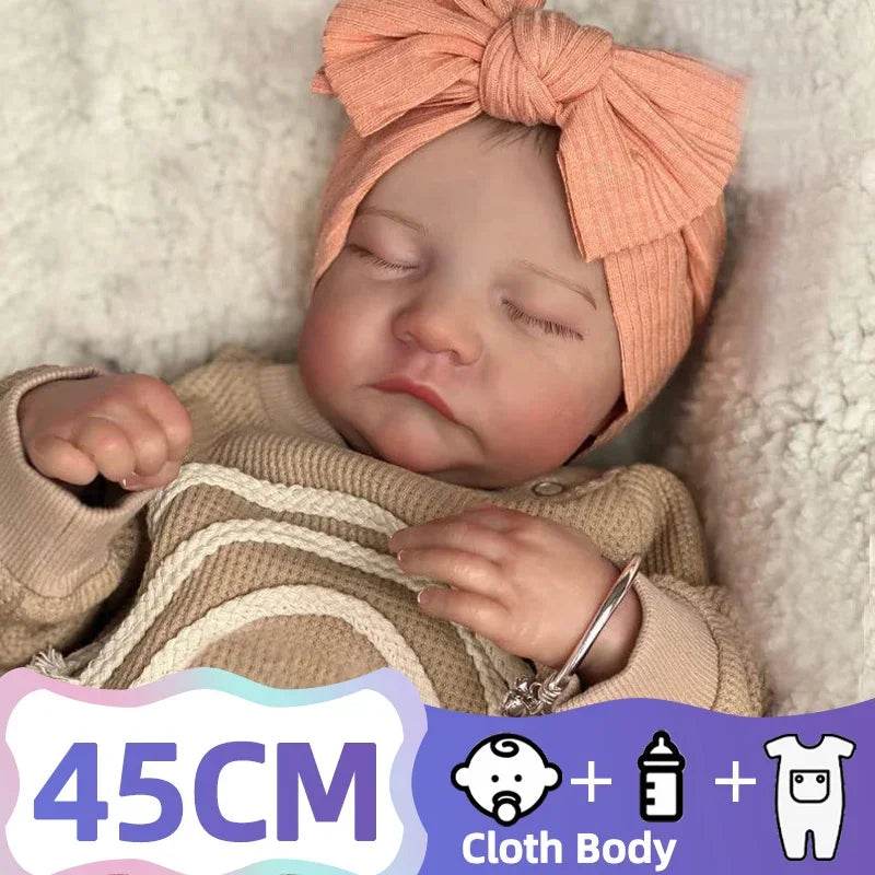 High Quality Handmade Reborn Dolls Children's Playmates Doll Gifts Adult Gifts Birthday Gifts Realistic Finished Products Cute - ToylandEU