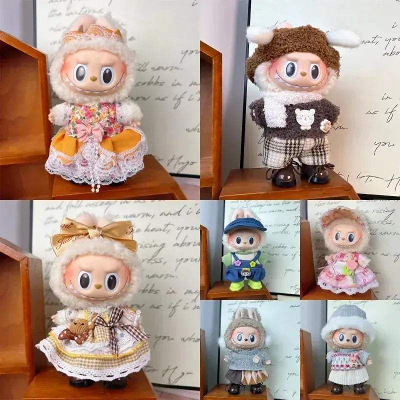 High Quality Labubu Doll Clothes Set For 17cm V1 V2 - ToylandEU