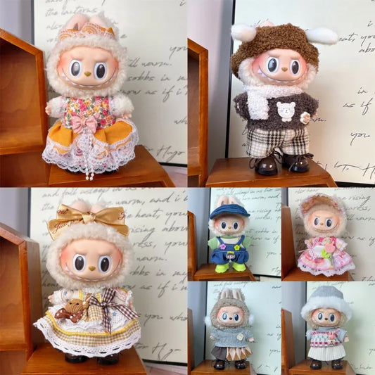 High Quality Labubu Doll Clothes Set For 17cm V1 V2 - ToylandEU