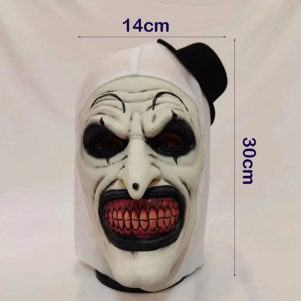 High Quality Latex Mask Scary Realistic Clown For Halloween - ToylandEU