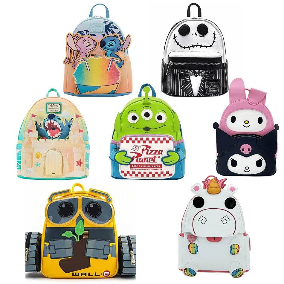 High Quality Leather Backpack With Three Eyed Alien Toy Story 3 Design Birthday Gift For Girls - ToylandEU