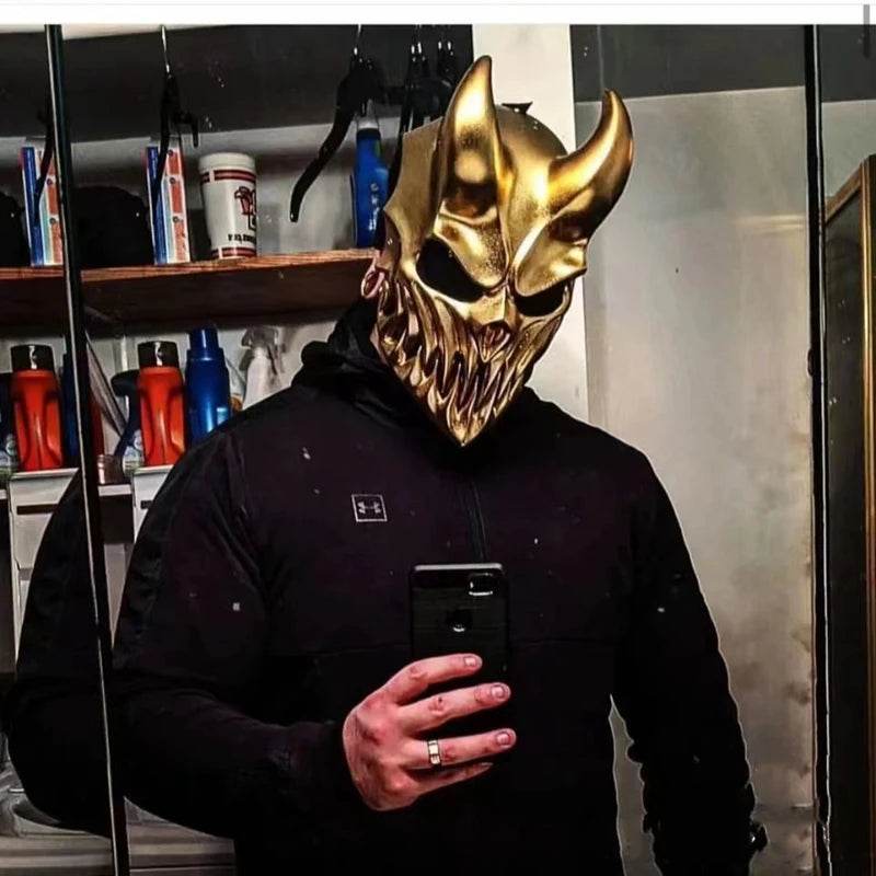 High Quality Mask Realistic Devil Texture Cosplay Props - ToylandEU