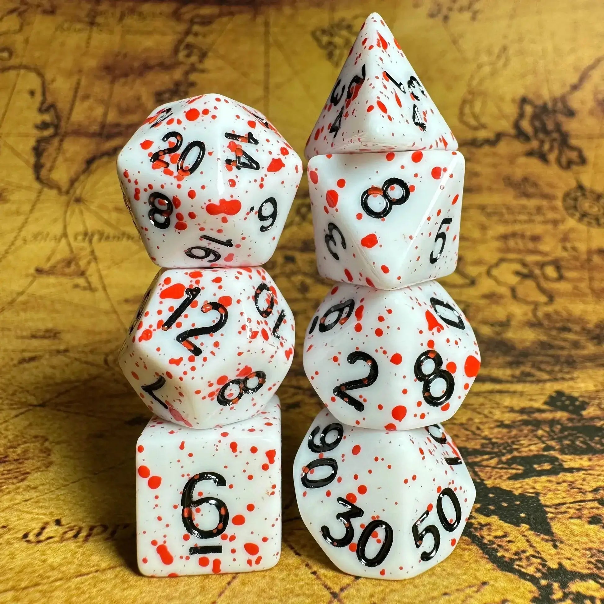  High Quality Polyhedral Dice Set with Velvet Bag for DND -  ToylandEU™