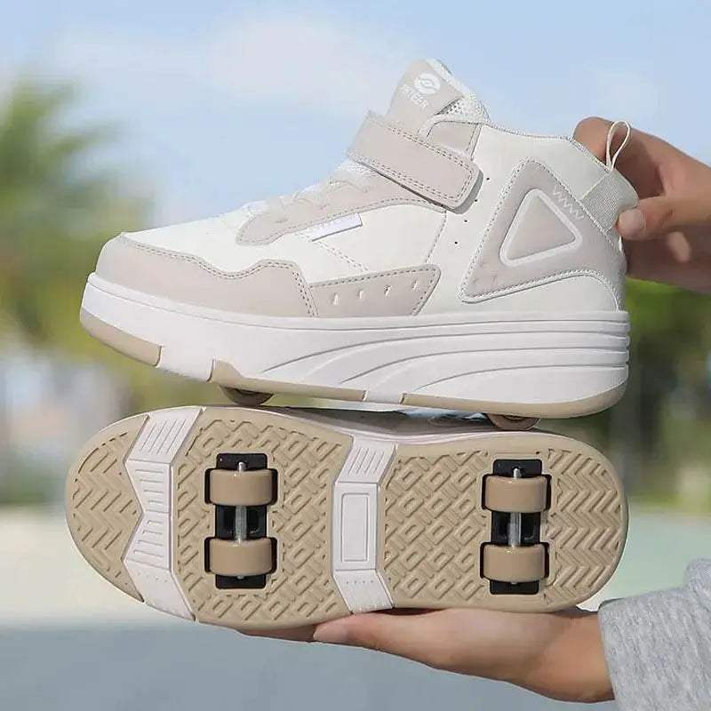 High-Quality Roller Skate Shoes for Kids with Adjustable 4 Wheels for Boys and Girls Ideal for Casual Sports and Birthday Gifts - ToylandEU