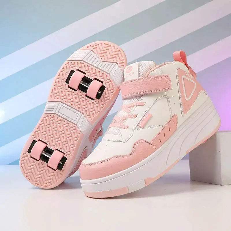 High-Quality Roller Skate Shoes for Kids with Adjustable 4 Wheels for Boys and Girls Ideal for Casual Sports and Birthday Gifts - ToylandEU