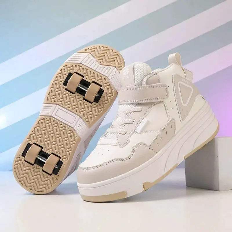 High-Quality Roller Skate Shoes for Kids with Adjustable 4 Wheels for Boys and Girls Ideal for Casual Sports and Birthday Gifts - ToylandEU