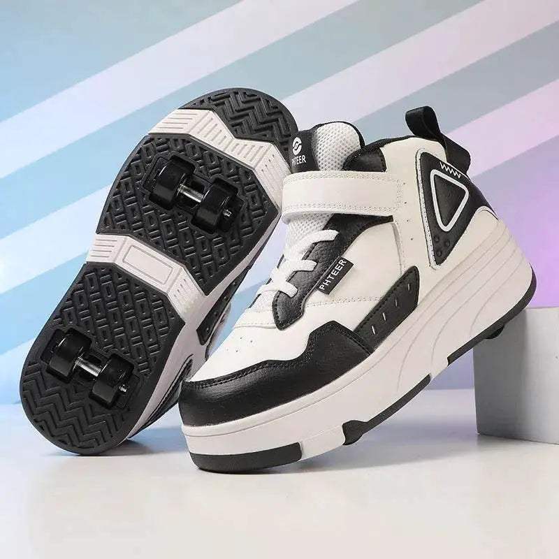 High-Quality Roller Skate Shoes for Kids with Adjustable 4 Wheels for Boys and Girls Ideal for Casual Sports and Birthday Gifts - ToylandEU