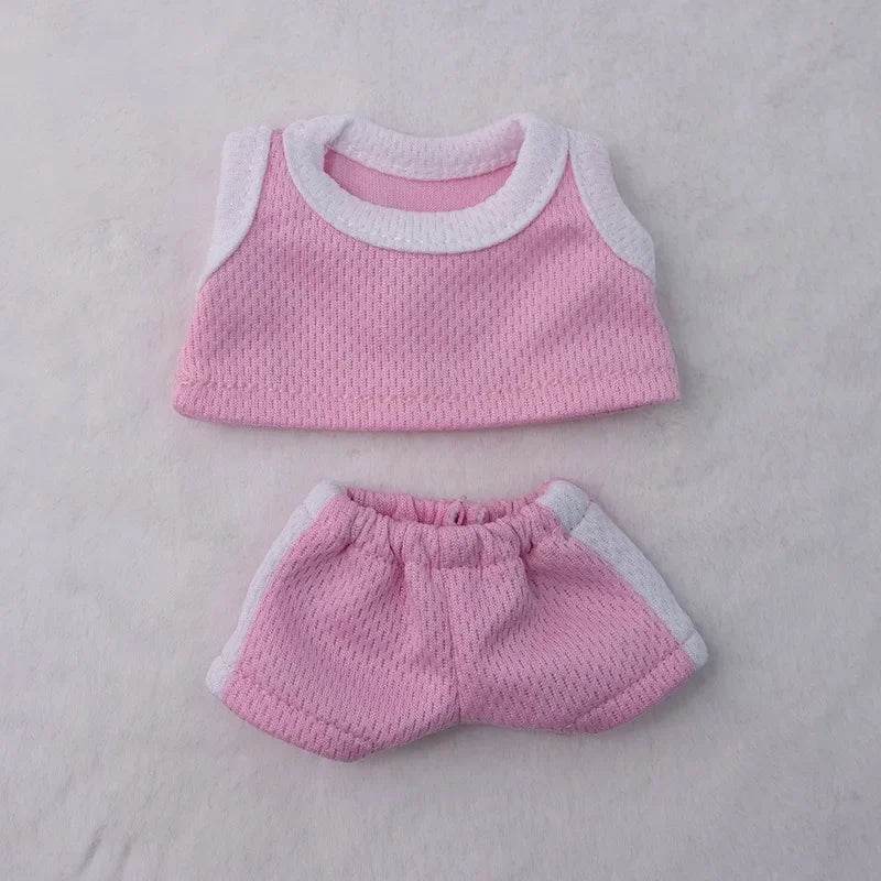 High-Quality Sports Suit Set for 15-17cm Labubu Dolls with Stylish Matching Hat - ToylandEU