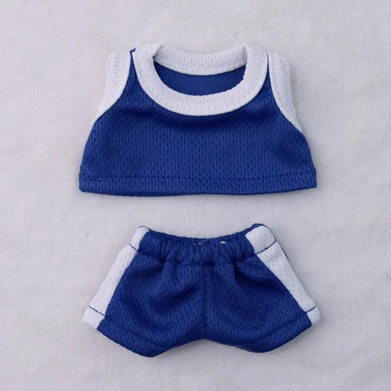 High-Quality Sports Suit Set for 15-17cm Labubu Dolls with Stylish Matching Hat - ToylandEU