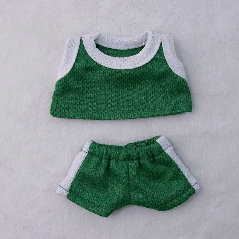 High-Quality Sports Suit Set for 15-17cm Labubu Dolls with Stylish Matching Hat - ToylandEU