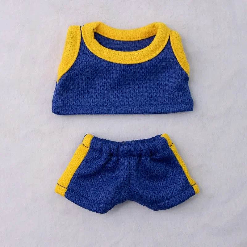 High-Quality Sports Suit Set for 15-17cm Labubu Dolls with Stylish Matching Hat - ToylandEU
