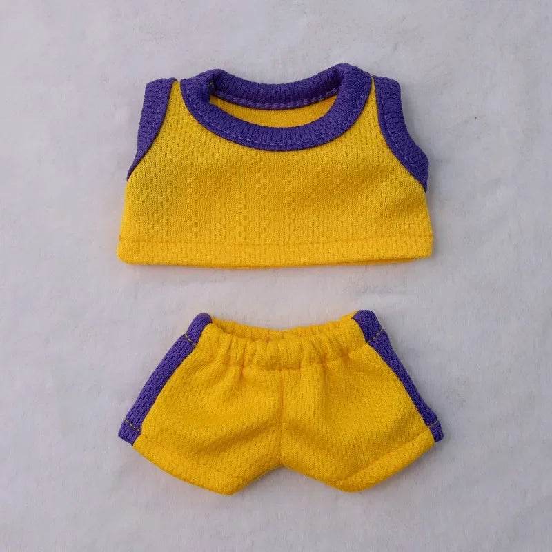 High-Quality Sports Suit Set for 15-17cm Labubu Dolls with Stylish Matching Hat - ToylandEU