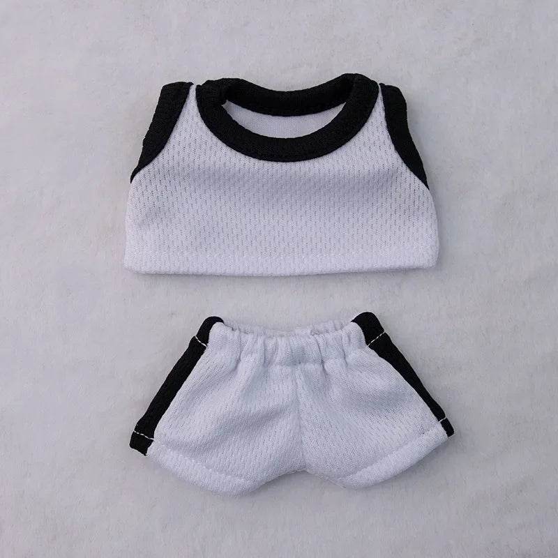 High-Quality Sports Suit Set for 15-17cm Labubu Dolls with Stylish Matching Hat - ToylandEU