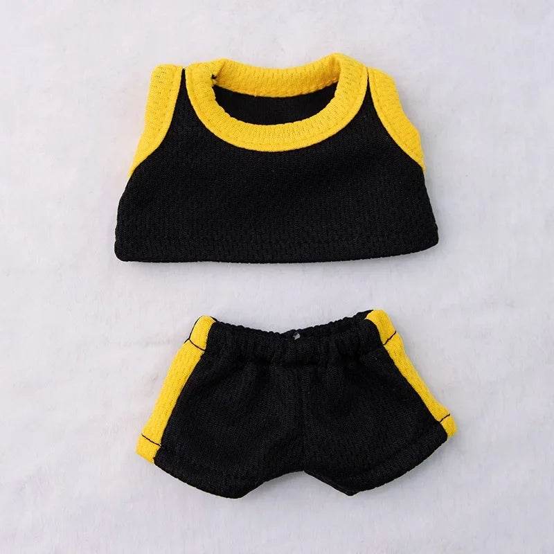 High-Quality Sports Suit Set for 15-17cm Labubu Dolls with Stylish Matching Hat - ToylandEU