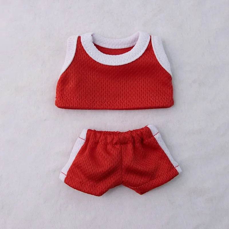 High-Quality Sports Suit Set for 15-17cm Labubu Dolls with Stylish Matching Hat - ToylandEU
