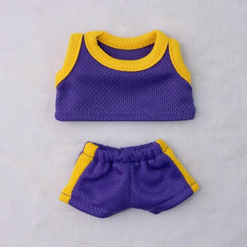 High-Quality Sports Suit Set for 15-17cm Labubu Dolls with Stylish Matching Hat - ToylandEU
