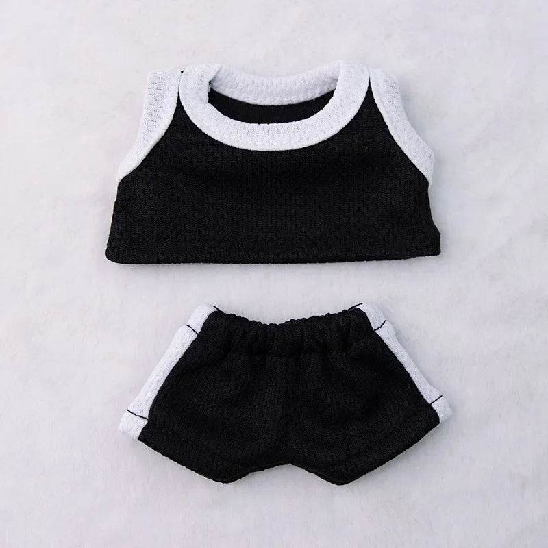 High-Quality Sports Suit Set for 15-17cm Labubu Dolls with Stylish Matching Hat - ToylandEU