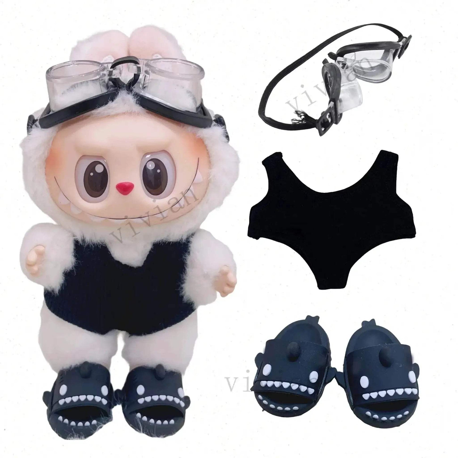 High-Quality Summer Doll Outfit with Versatile Swimsuit for Labubu 3.0 V1 V2 V3 and Ropa Labubu Accessories Labubu - ToylandEU