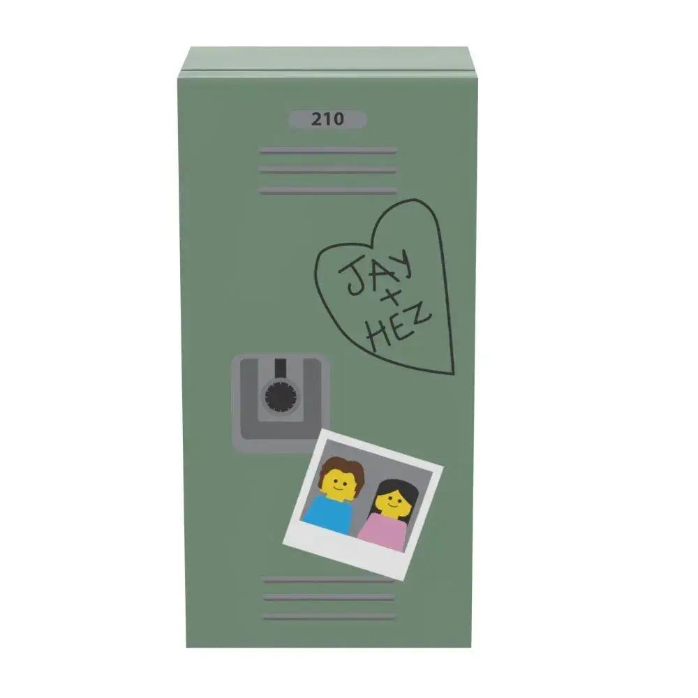 LEGO Figure Locker With Sweetheart Artwork And Real Bricks - ToylandEU