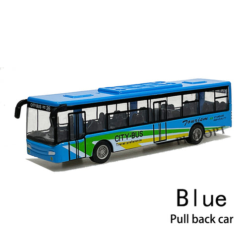 Miniature Diecast Pull-back Bus Toy Model 1:50 Scale ToylandEU.com Toyland EU