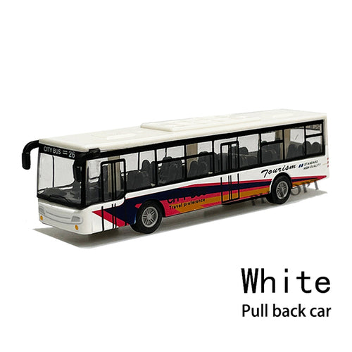 Miniature Diecast Pull-back Bus Toy Model 1:50 Scale ToylandEU.com Toyland EU