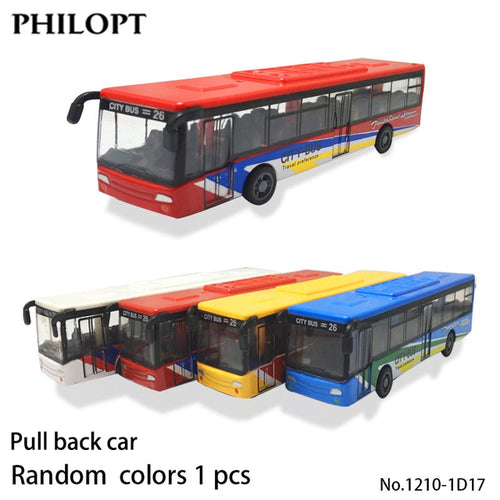 Miniature Diecast Pull-back Bus Toy Model 1:50 Scale ToylandEU.com Toyland EU