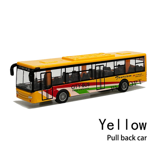 Miniature Diecast Pull-back Bus Toy Model 1:50 Scale ToylandEU.com Toyland EU