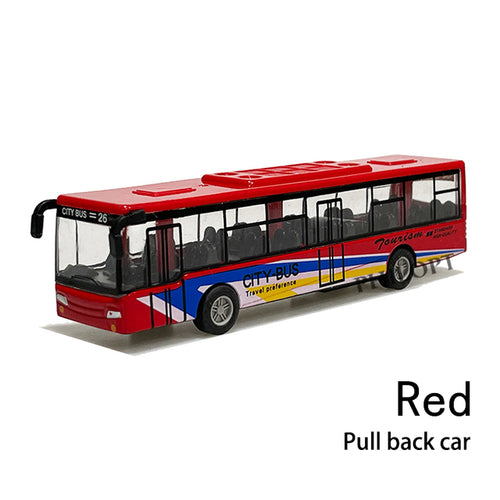 Miniature Diecast Pull-back Bus Toy Model 1:50 Scale ToylandEU.com Toyland EU