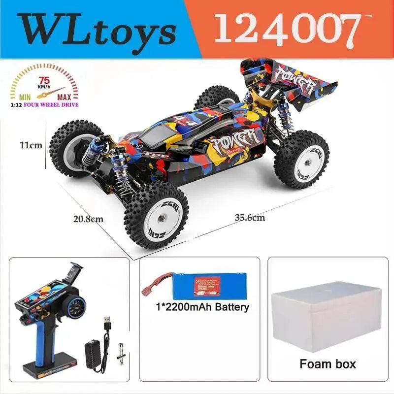  High-Speed 1:12 Scale Racing RC Car with 75KM/H Brushless Motor -  -  ToylandEU™