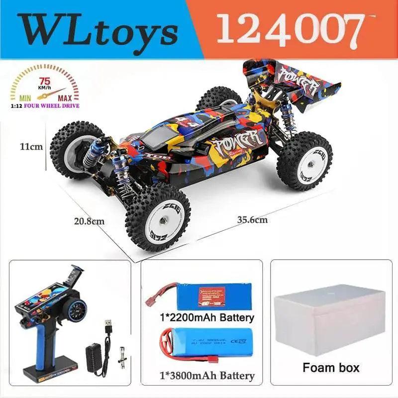  High-Speed 1:12 Scale Racing RC Car with 75KM/H Brushless Motor -  -  ToylandEU™