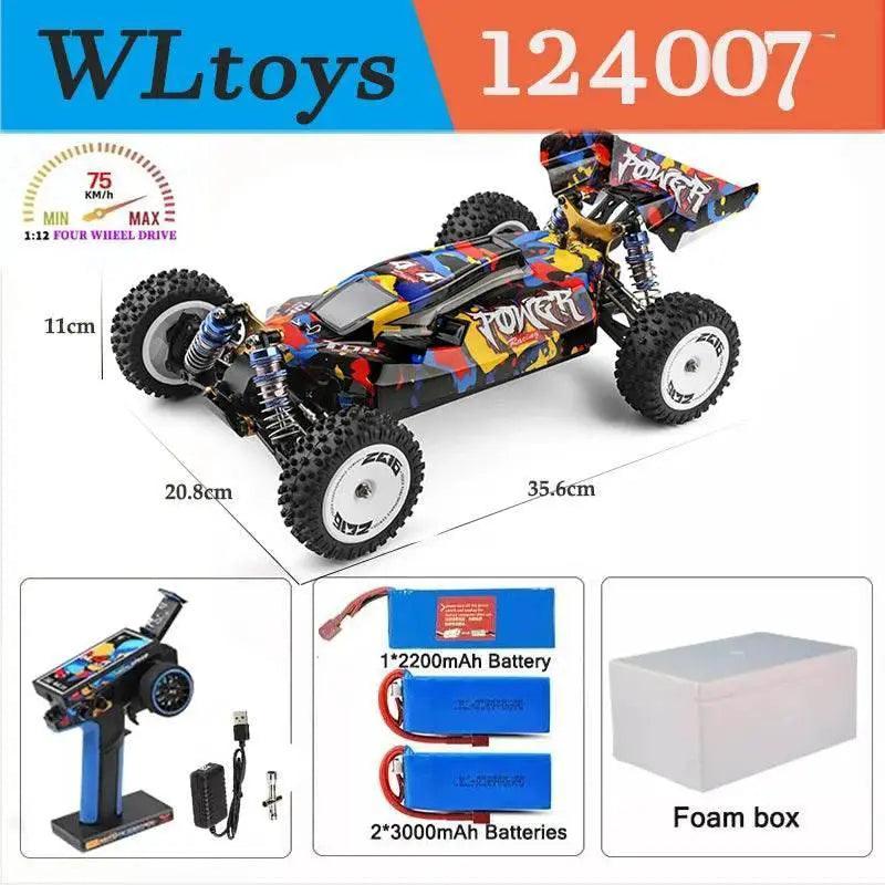  High-Speed 1:12 Scale Racing RC Car with 75KM/H Brushless Motor -  -  ToylandEU™