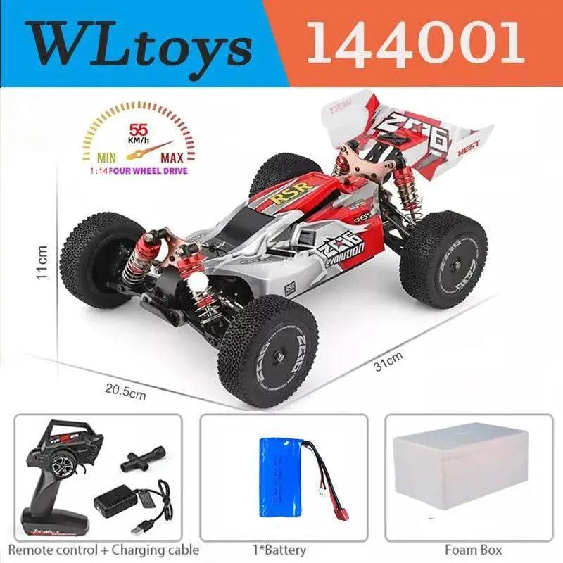  High-Speed 1:12 Scale Racing RC Car with 75KM/H Brushless Motor -  -  ToylandEU™