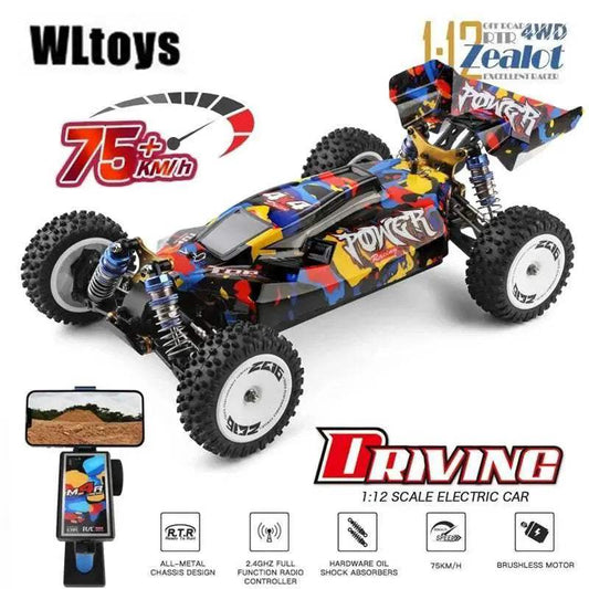  High-Speed 1:12 Scale Racing RC Car with 75KM/H Brushless Motor -  -  ToylandEU™